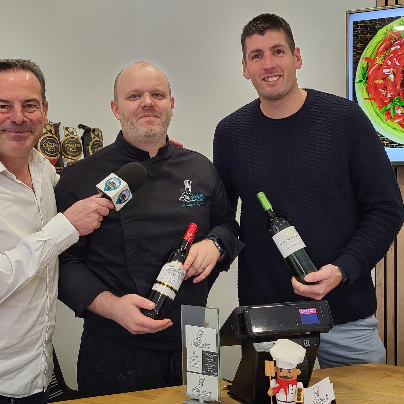 Depuis l'Aiguillon, le traiteur Christophe Degeilh (Secrets de Chef) va désormais référencer le vigneron Cyril Dedieu (Domaine de Millon) episode artwork