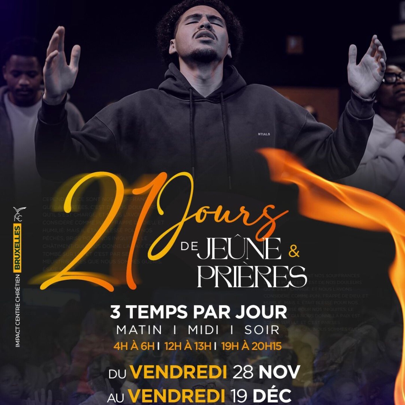 21Jours de jeûne & prières (J8) - Vendredi 05/12/2025