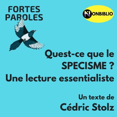 Qu'est-ce que le specisme ? Une lecture essentialiste. cover
