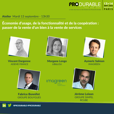 Imagreen - Économie d’usage, de la fonctionnalité et de la coopération : passer de la vente d’un bien à la vente de services cover