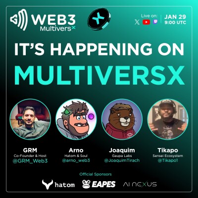 It's Happening on MultiversX #2 - GM Web3 cover