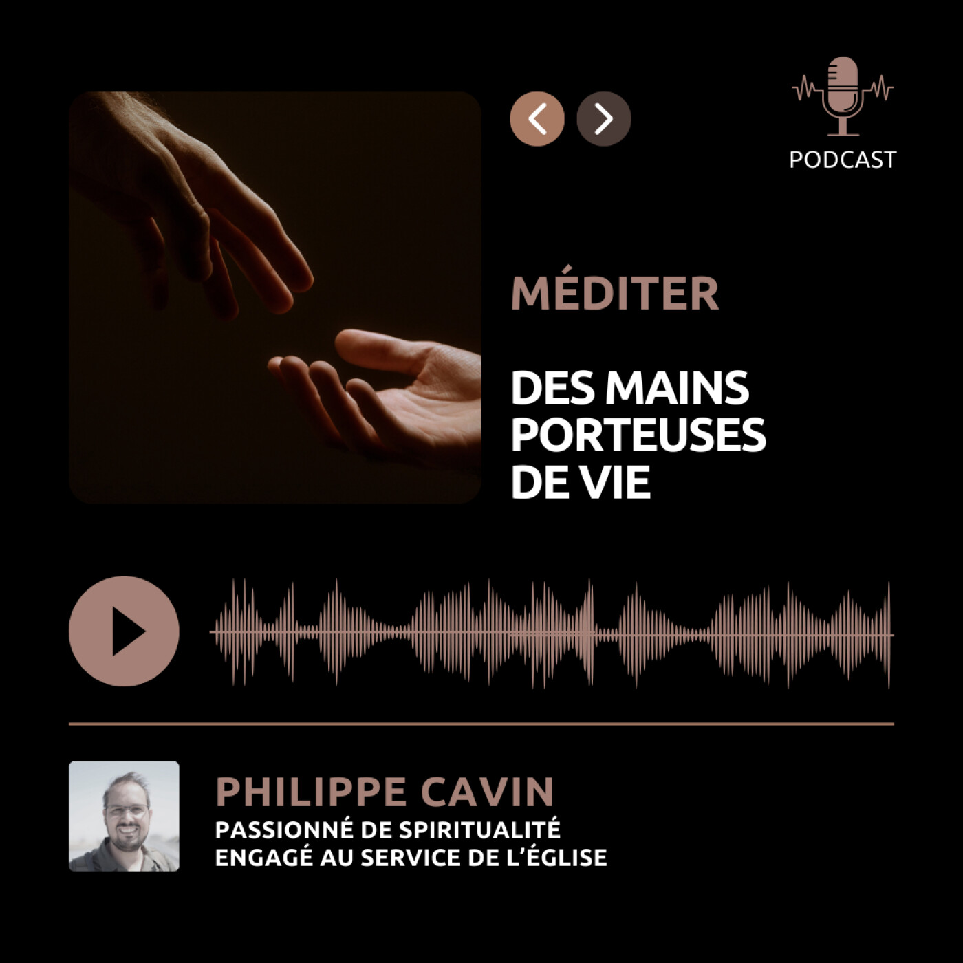 Méditer - Des mains porteuses de vie