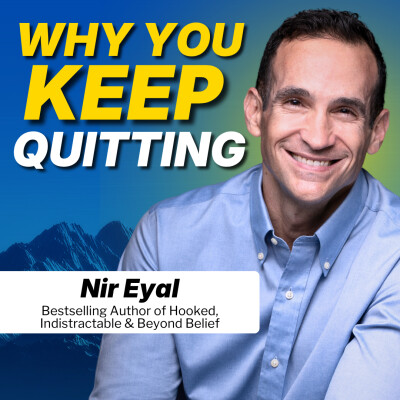 Beyond Belief NY Times best seller - Nir Eyal on why you keep quitting on yourself cover