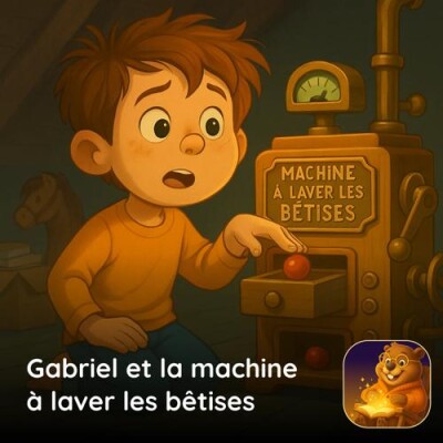 Gabriel et la machine à laver les bêtises - Frère castor cover