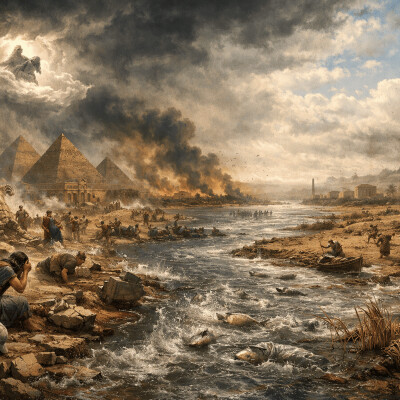 Esaïe 19 : 1-7 Oracle sur l'Egypte cover