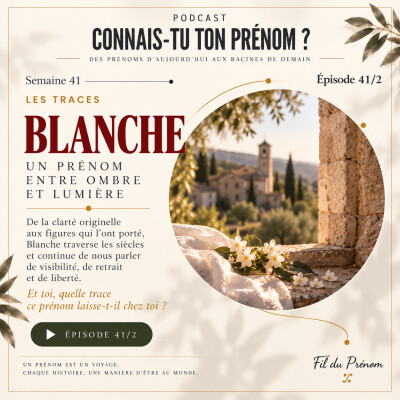 PRÉNOM BLANCHE - La trace cachée dans les mots cover
