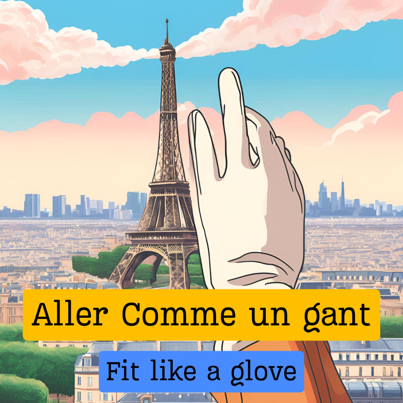 Expression française : Quand quelque chose vous va bien ! "Aller comme un gant"