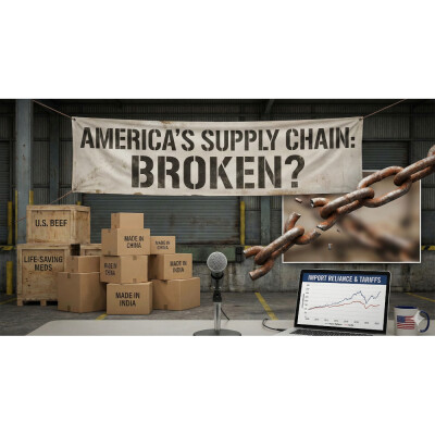 Episode 22: 🇺🇸 Is America’s Supply Chain Broken? The Truth About Beef, Meds & Tariffs - Part 1 cover