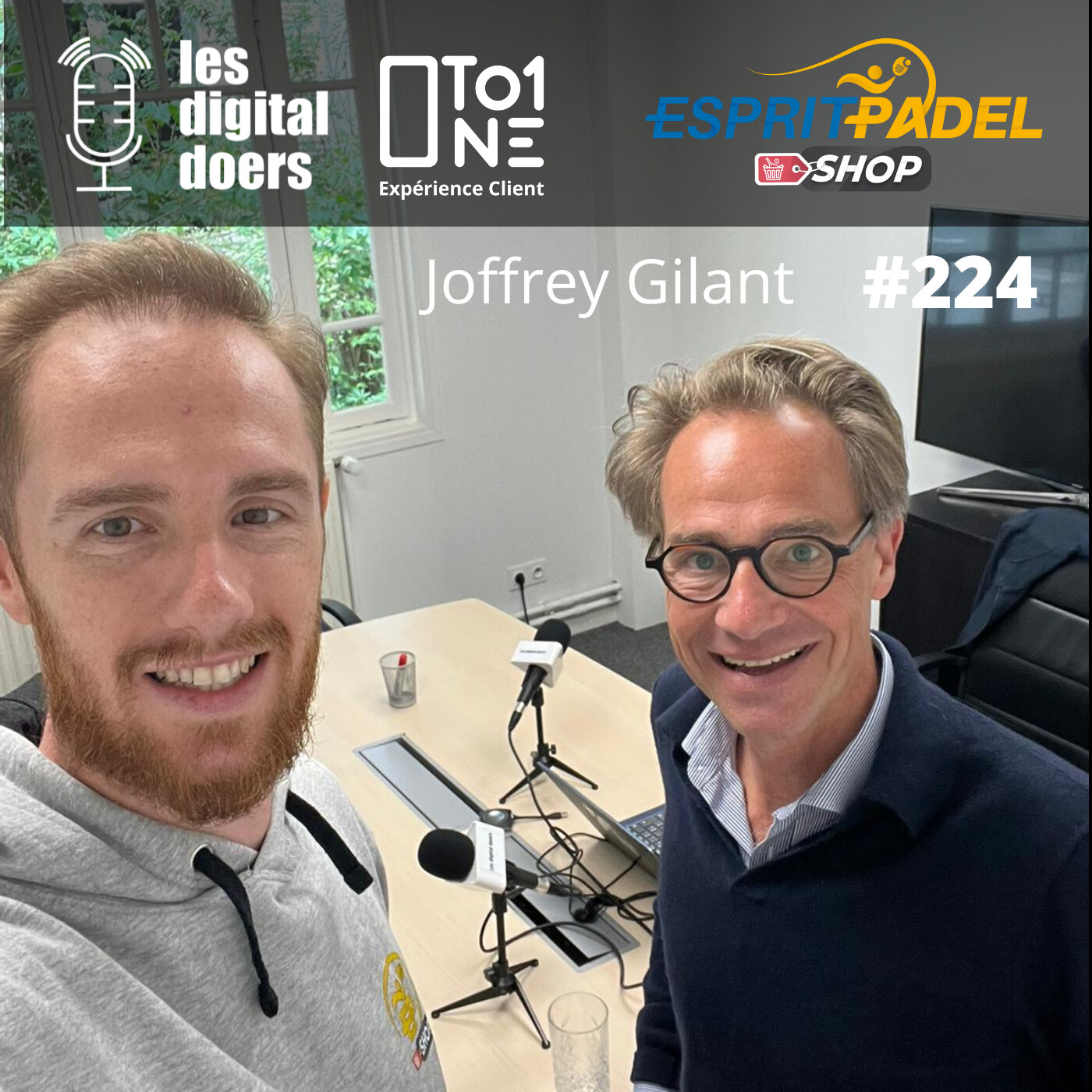 cover of episode #224 ESPRIT PADEL SHOP - Joffrey Gilant - Co-fondateur et CEO