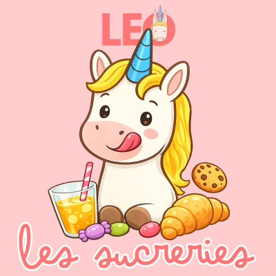 Leo la licorne - Fini les sucreries cover