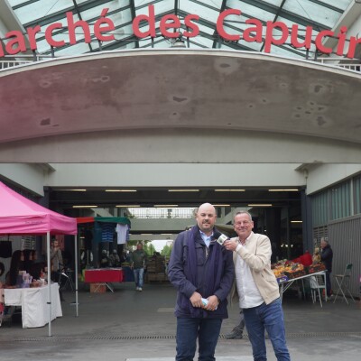Depuis le Marché des Capuçins à Bordeaux, Alexandre Russo nous présente ses producteurs ainsi que le Village Italien à partir de mercredi Al cover
