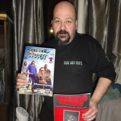 213Rock Harrag Melodica ITW with Frank Arnaud Decibel Storm Free app Vinylestimes 30 04 2020 cover