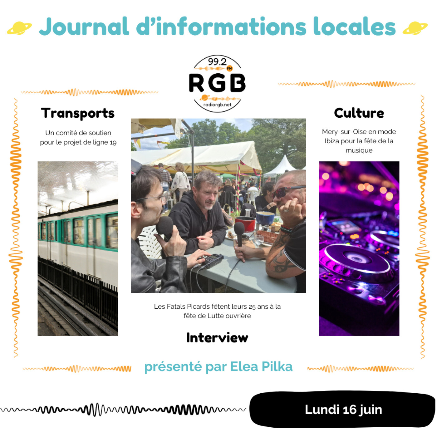 Le journal d\'informations locales - Radio RGB Cergy-Pontoise