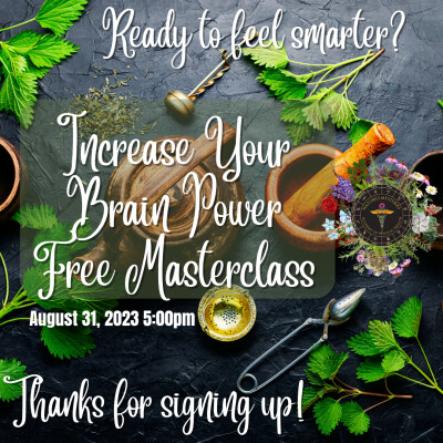 Increase Your Brain Power Free Masterclass cover