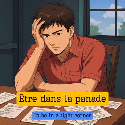 Expression française : "Être dans la panade" cover