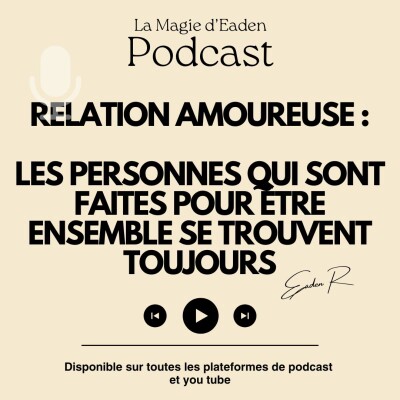 Relation amoureuse : les personnes qui sont faites pour être ensemble se trouvent toujours cover