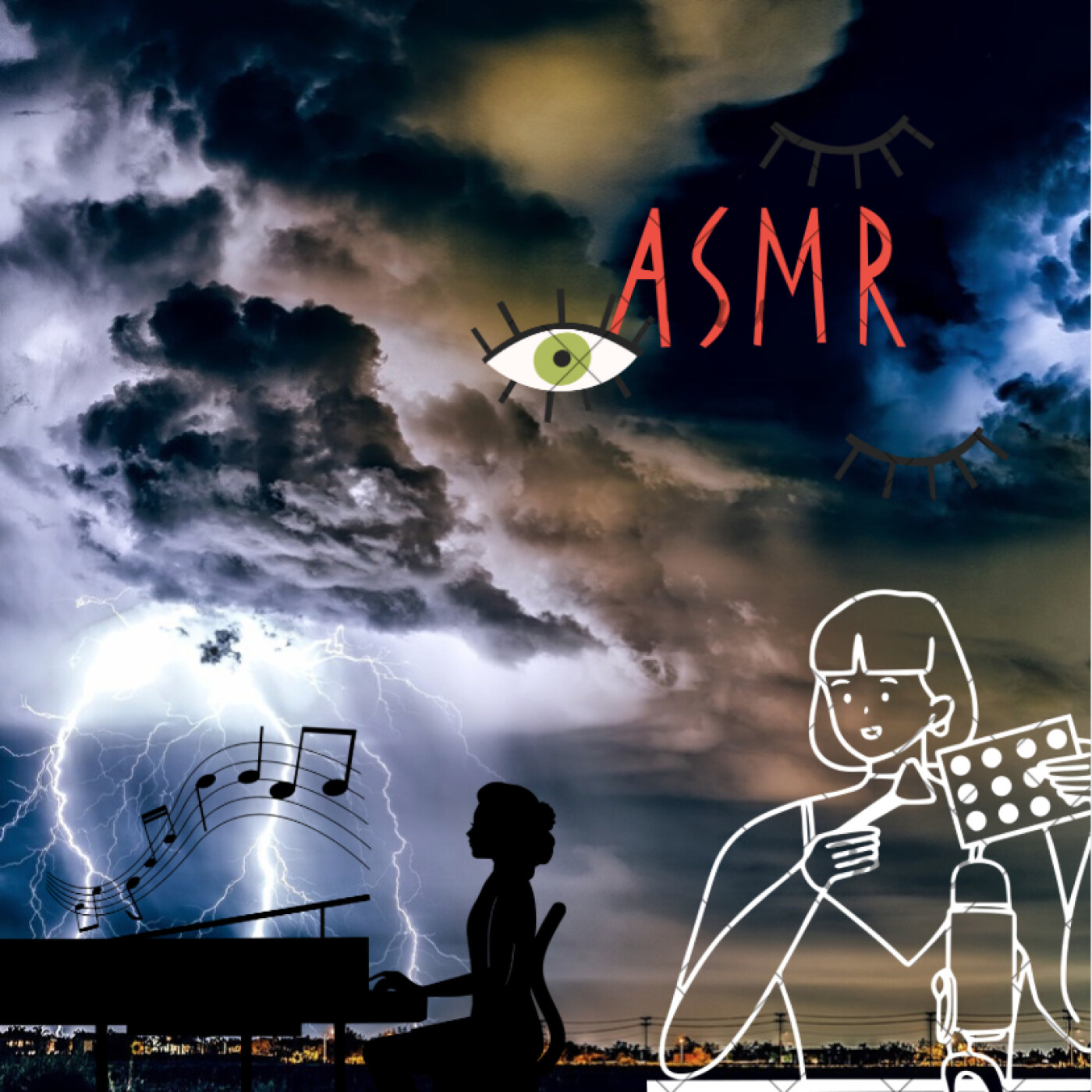 [100% RELAXATION] Sons de TEMPÊTE, triggers ASMR, douce mélodie au PIANO - hors-série pt. 20 episode artwork
