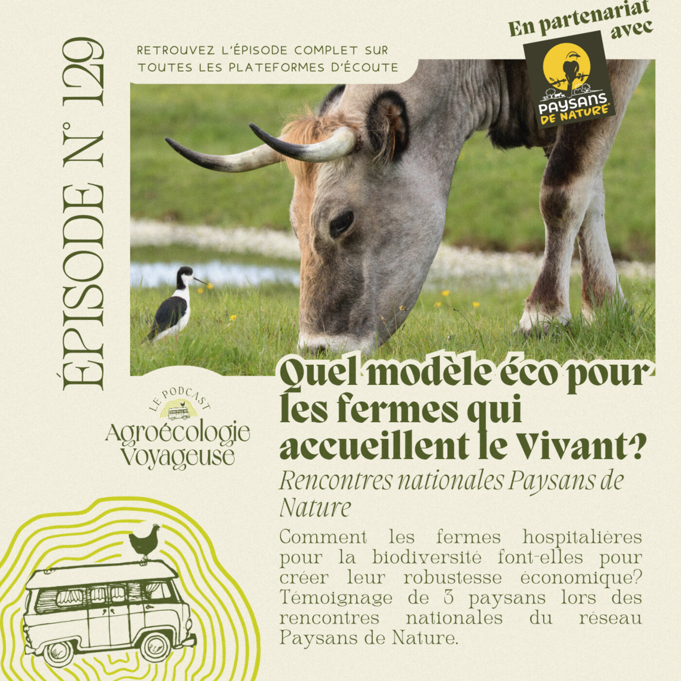 #129 Quel modèle éco pour les fermes qui accueillent le Vivant? Avec Paysans de Nature