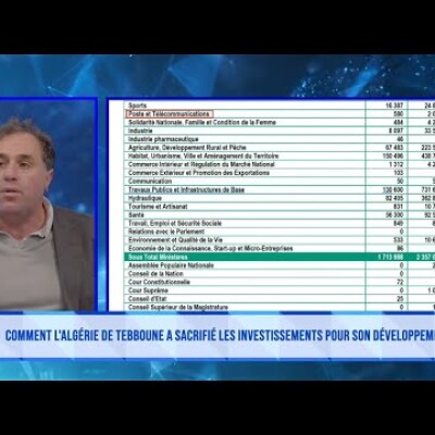 Comment l'Algérie de Tebboune a sacrifié secrètement les investissements pour son développement cover