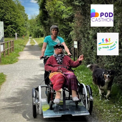 Hors-série Podcasthon. Ensemble sur les chemins, Association "Ça roule pour toi" Anne et Christine. cover