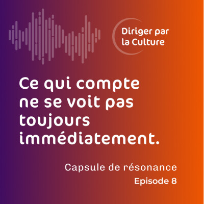 Ce qui compte ne se voit pas toujours immédiatement cover