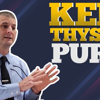 Rejecting other men's sins vs accepting personal purity. 1 Timothy 5:22 cover