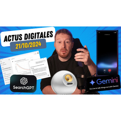 SearchGPT, Gemini Voice, ChatGPT sur PC et le scan d'iris : le choc des innovations tech ! cover