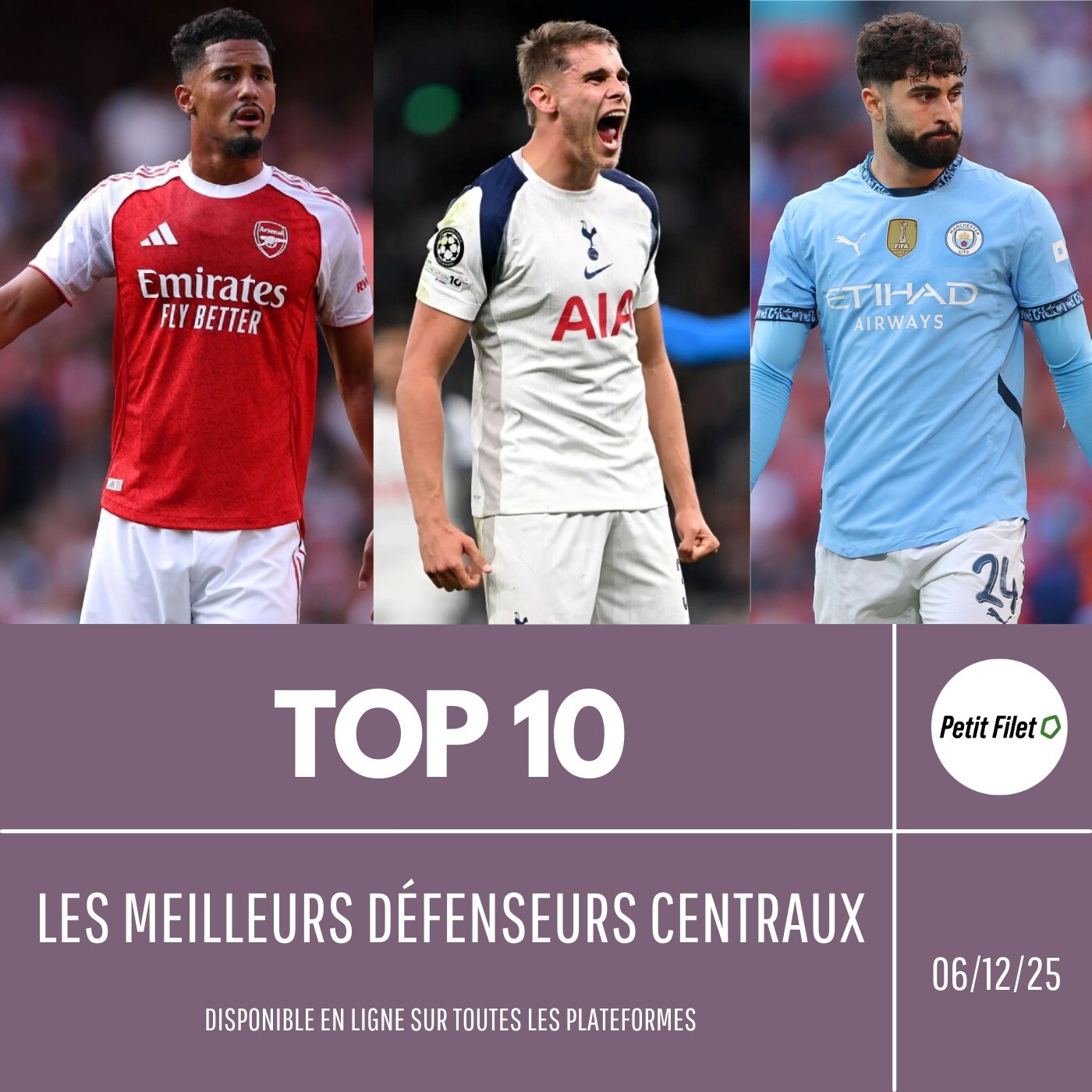 Top 10 : les meilleurs défenseurs centraux - Petit Filet episode artwork