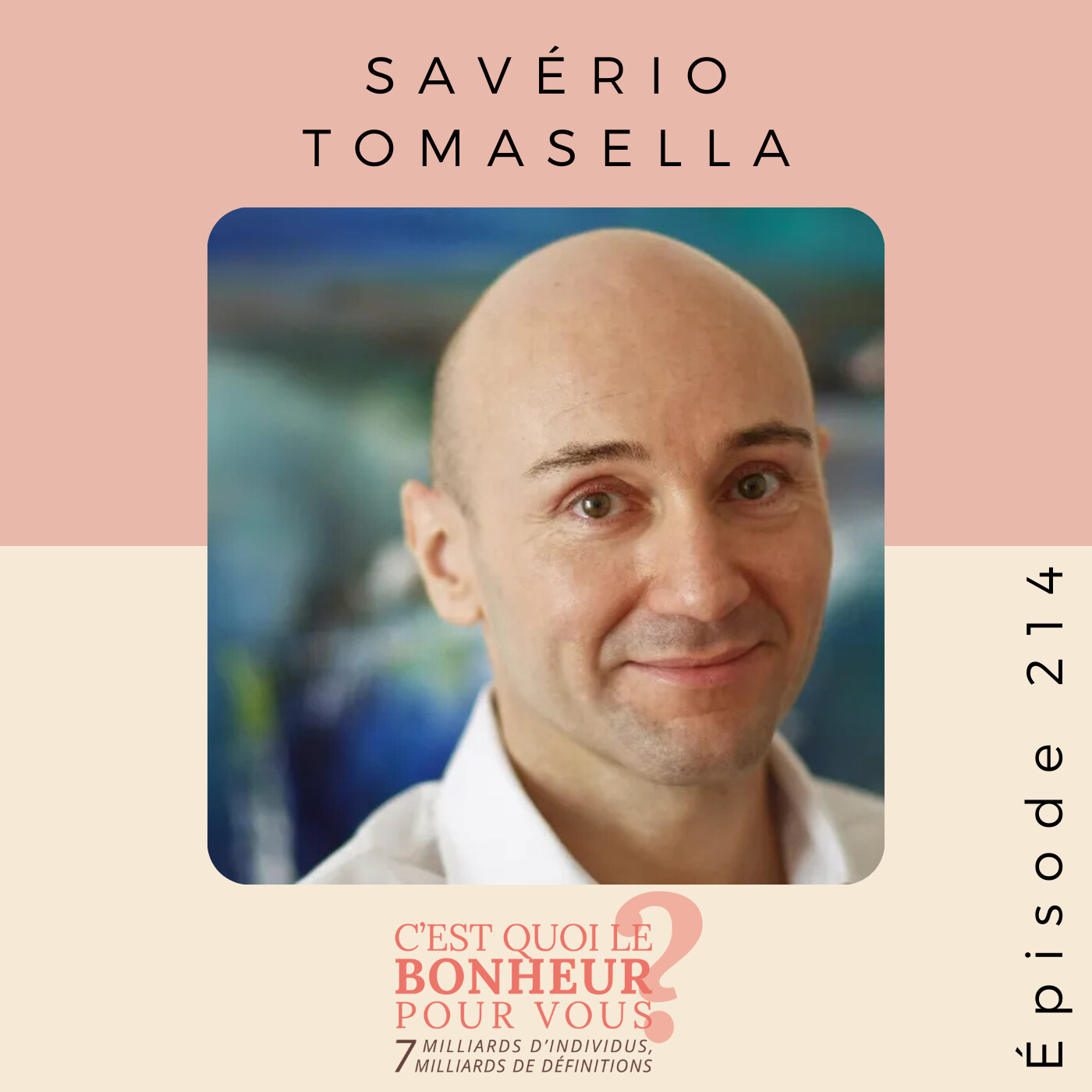 La sensibilité est le seul chemin vers la félicité avec Savério Tomasella