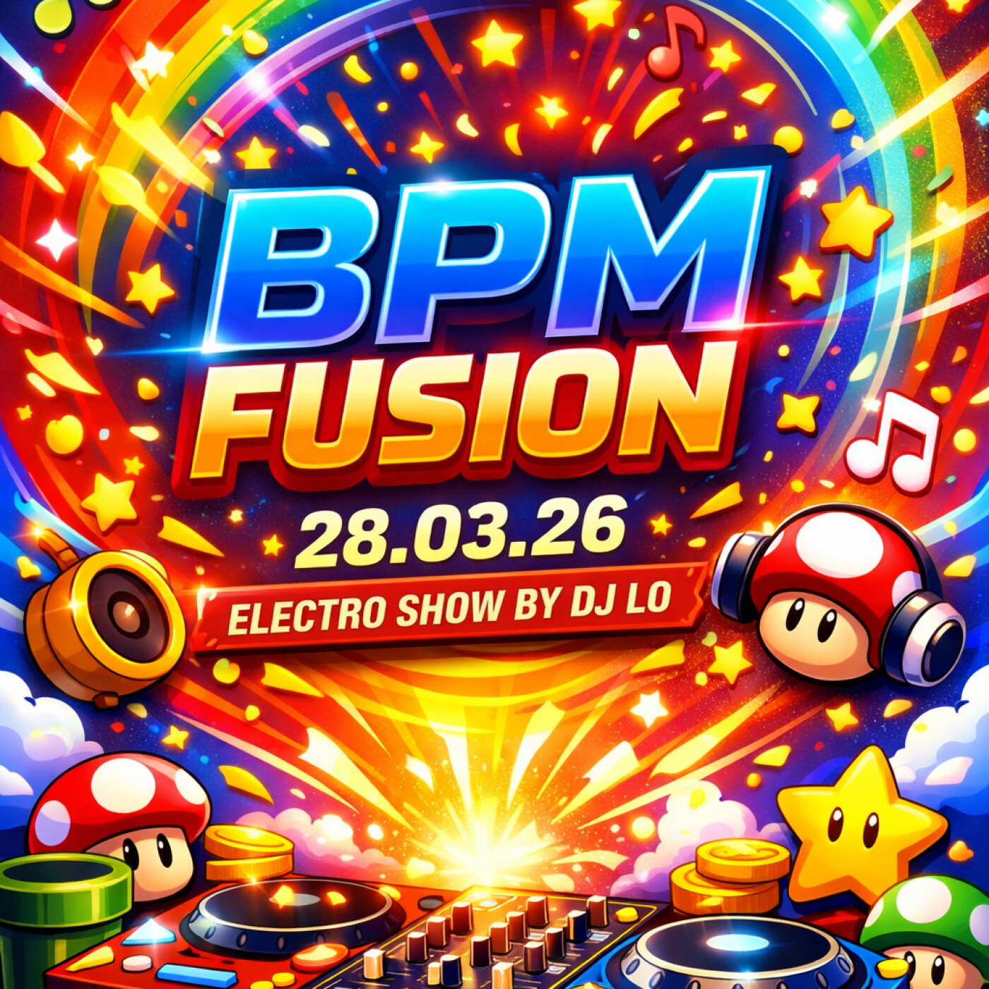 BPM FUSION 28.03. 26 electro show by dj lo