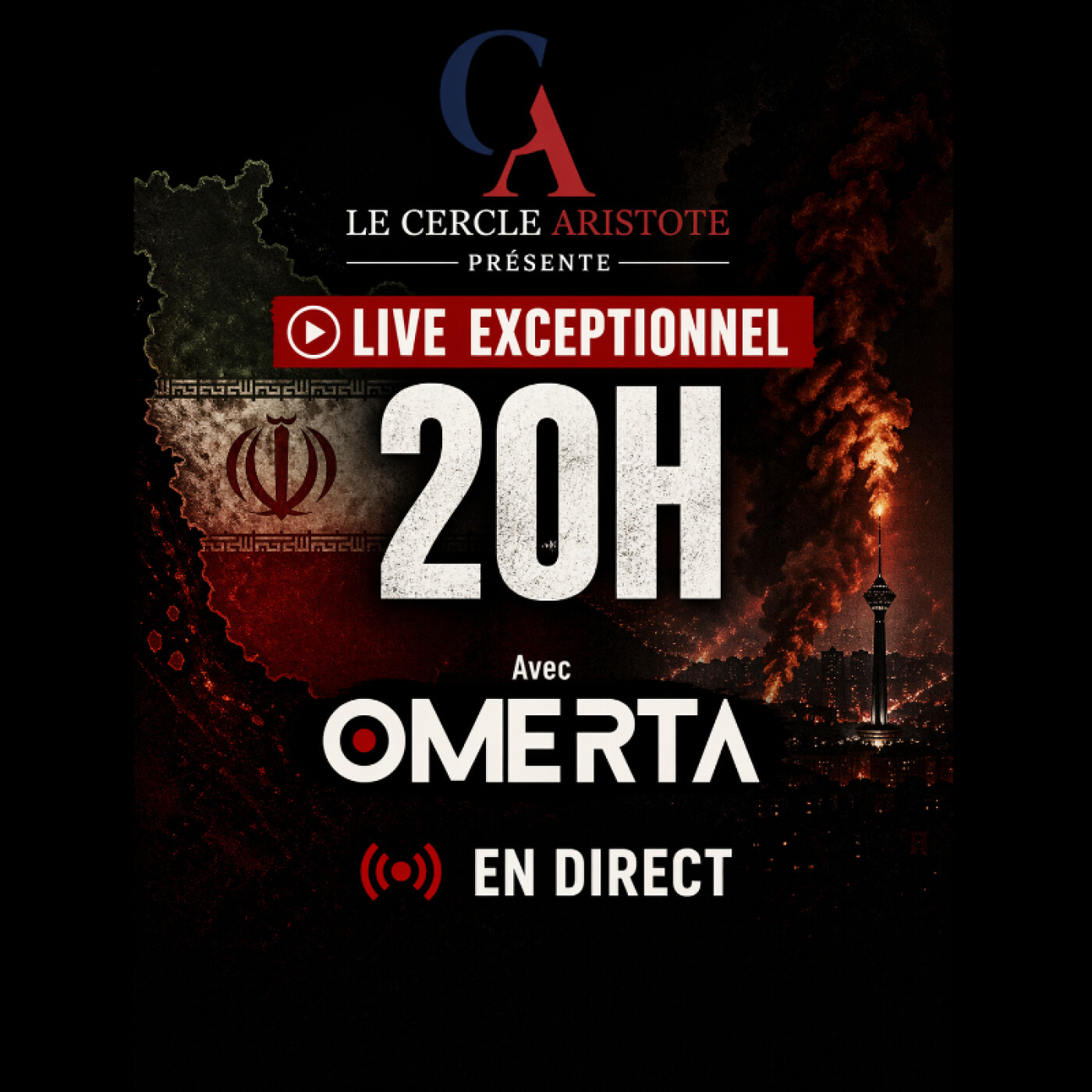 Retour d'Iran, Live avec Omerta - C. d'Anjou - # politique episode artwork