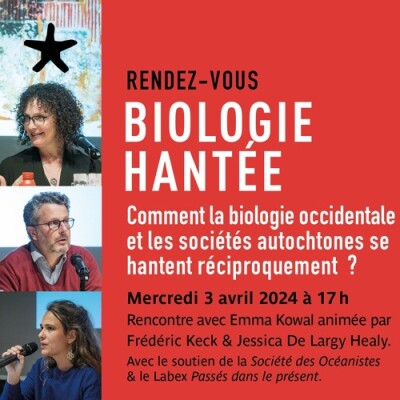 Les rendez-vous du salon de lecture - Biologie hantée avec Emma Kowal, Frédéric Keck et Jessica De Largy Healy cover