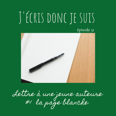 JEDJS 51 : Lettre à une jeune auteure #1 | La page blanche cover