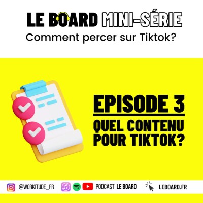 Quel contenu pour Tiktok ? 📱Percer sur Tiktok - Mini-série - Episode 3 cover