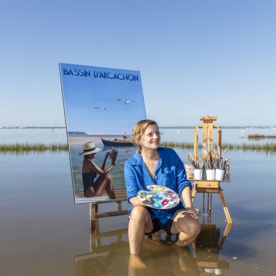 POPETTE : l’artiste du Bassin qui fait voyager ses toiles cover