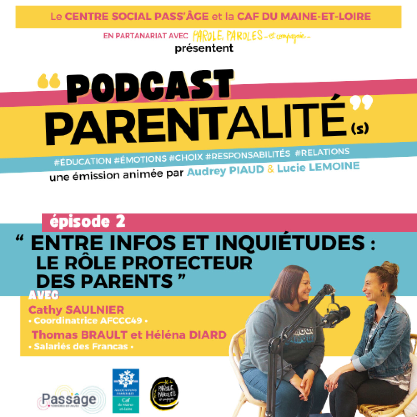 « PODCAST PARENTALITÉ (s) » - Saison 1 épisode 2 - « ENTRE INFOS ET INQUIÉTUDES : LE RÔLE PROTECTEUR DES PARENTS » - novembre 2025 episode artwork