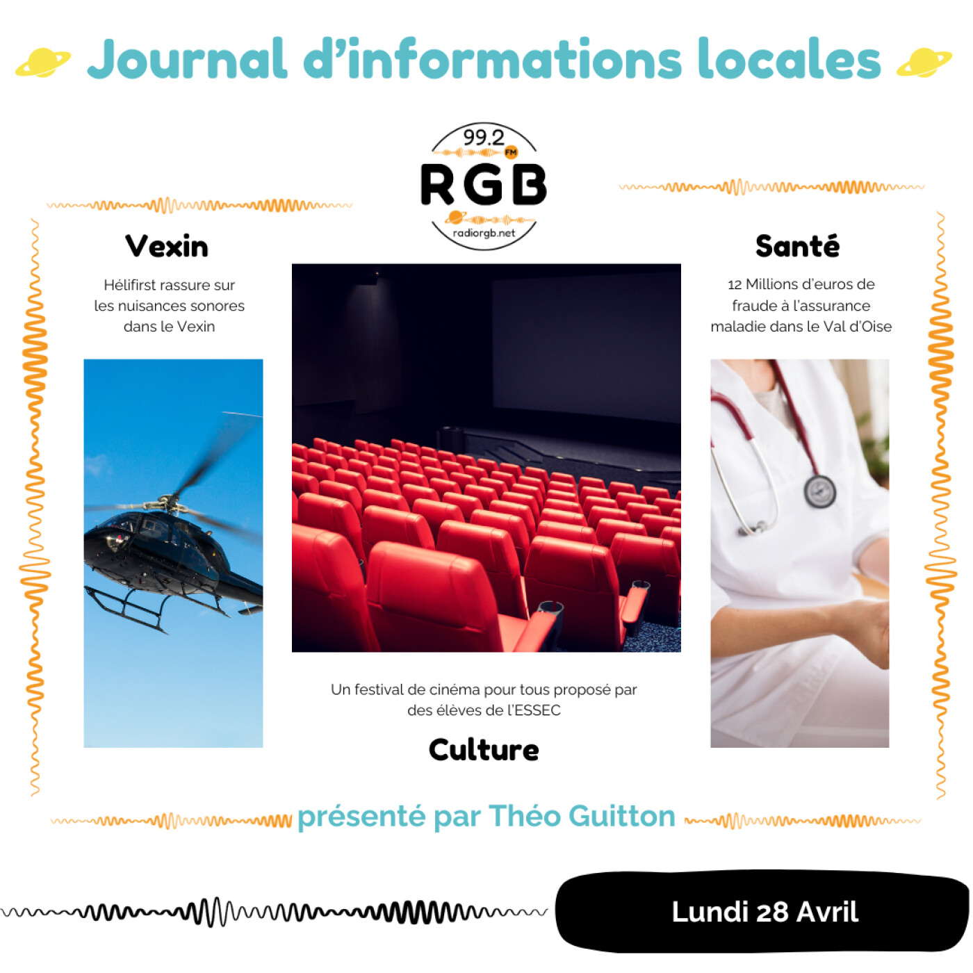 Le journal d\'informations locales - Radio RGB Cergy-Pontoise