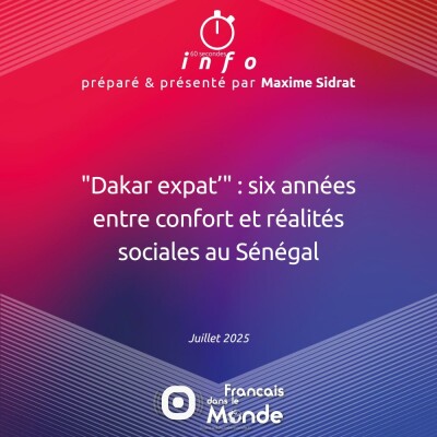 "Dakar expat'" : six années entre confort et réalités sociales au Sénégal cover