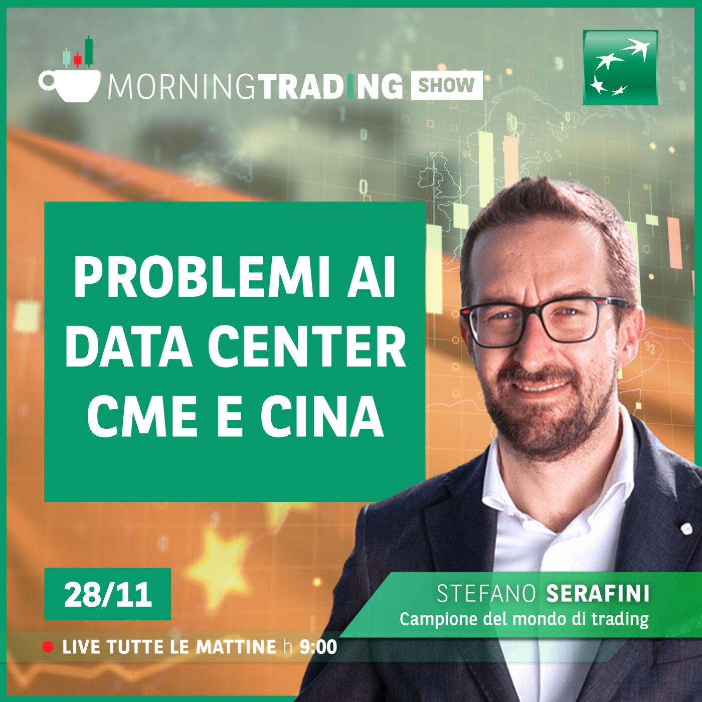 Problemi ai data Center CME e Cina - Morning Trading Show episode artwork