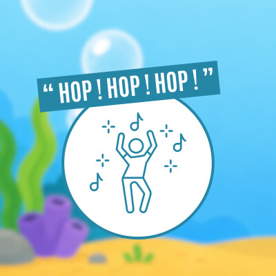 Hop hop hop ! - Version Danse -Les comptines d'Adeline cover