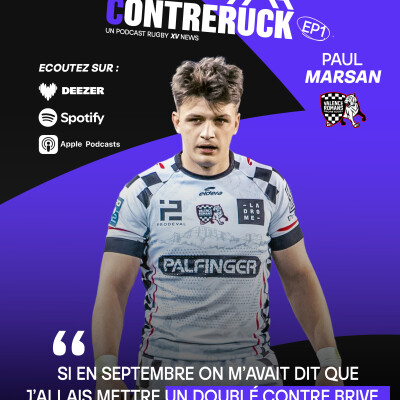 Paul Marsan - l'ITW Contreruck : "Si en septembre on m'avait dit que j'allais mettre un doublé contre Brive..." cover