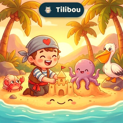 Tom el Pirata · La risa perdida de la isla de las cosquillas · cuento sobre la amistad · 3-5 años · podcast infantil cover
