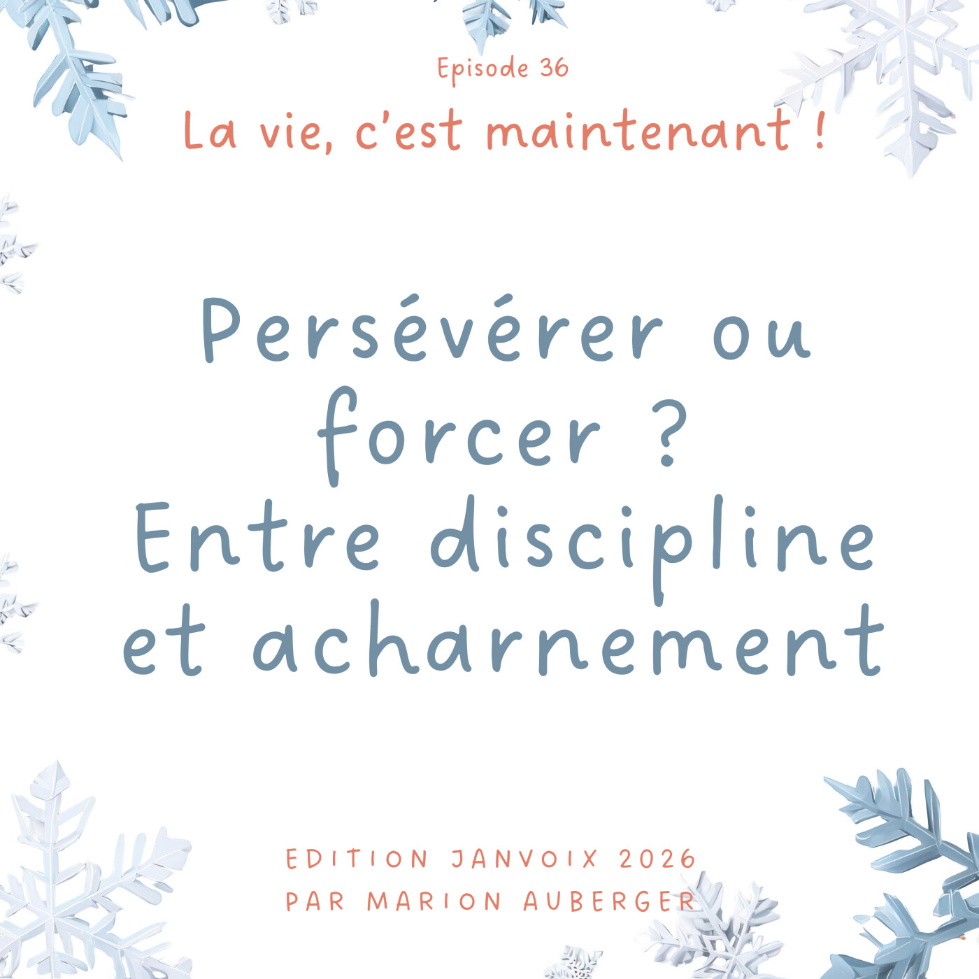 La vie c\'est maintenant !