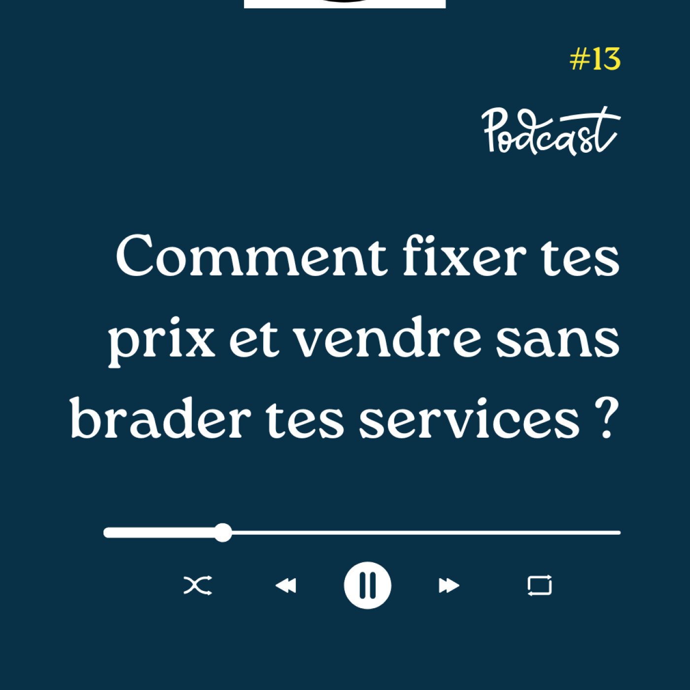 3 Minutes Pour Entreprendre #13 - Comment fixer tes prix & vendre sans brader tes services episode artwork