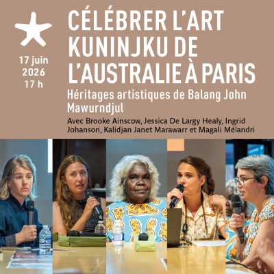 Les rendez-vous du salon de lecture - Célébrer l’art Kuninjku de l’Australie à Paris : héritages artistiques de Balang John Mawurndjul cover