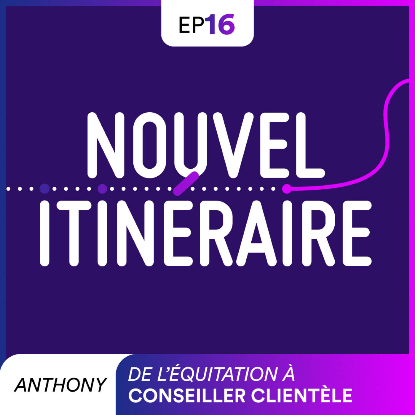 Nouvel itinéraire - Anthony,  de l'équitation à Conseiller clientèle