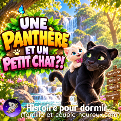 Tilila la panthère et Maya le petit chat 🐆🐱  | Histoire pour s’endormir enfant | Histoire du soir pour dormir 🌙 💗 Patricia Histoires cover