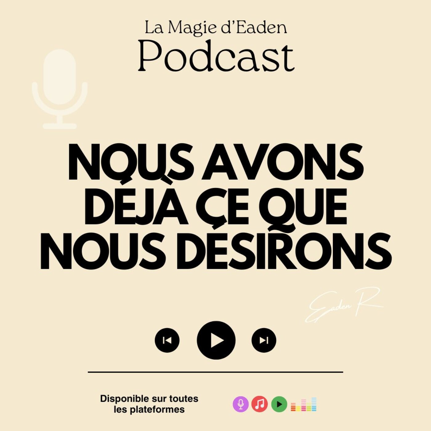 Nous avons déjà ce que nous désirons episode artwork