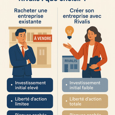 Créer son entreprise avec Rivalis ou racheter une société existante : que choisir ? cover
