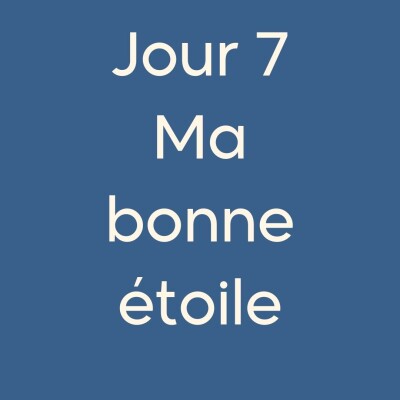 #7CA Ma bonne étoile cover